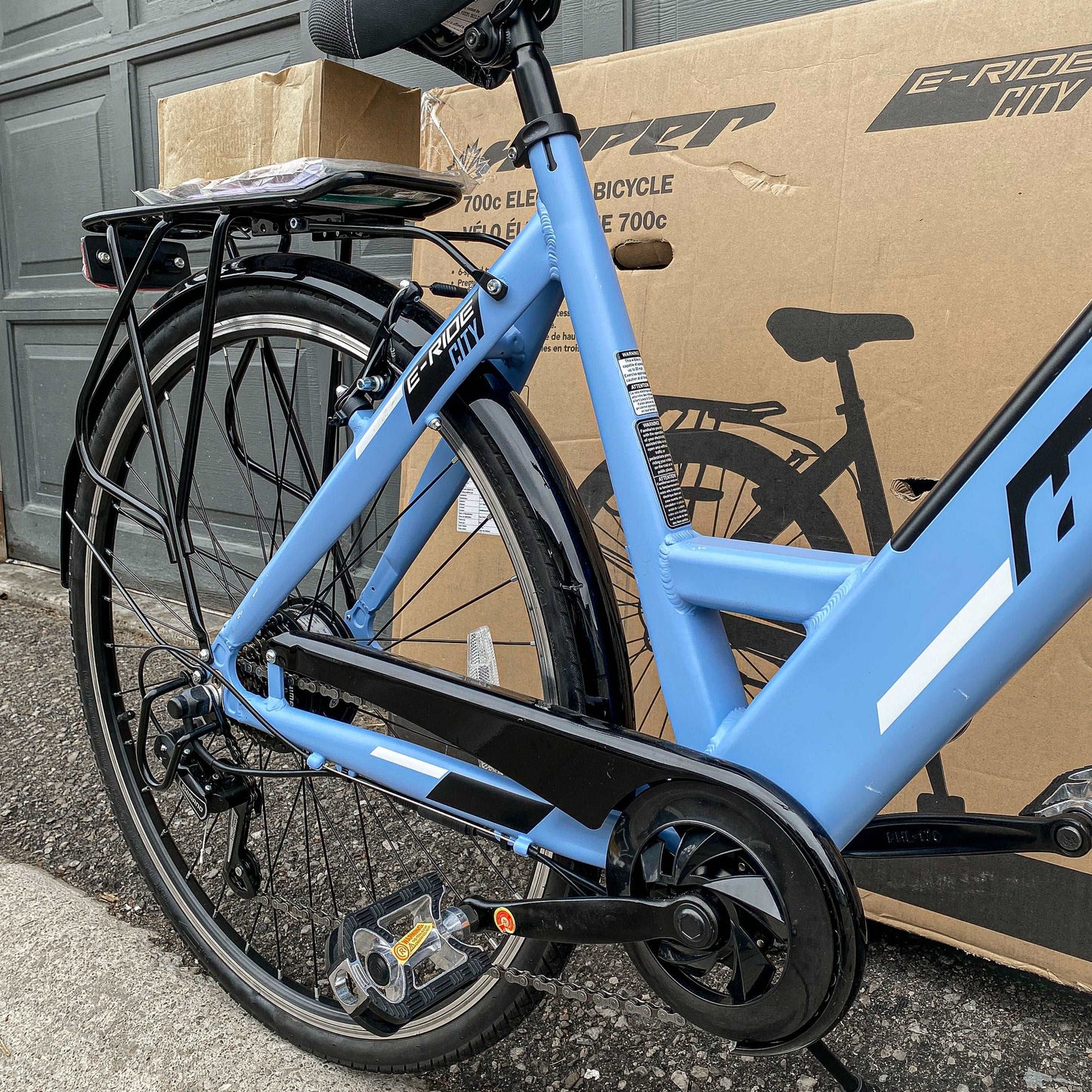 700C E-RIDE CITY HYPER EBIKE