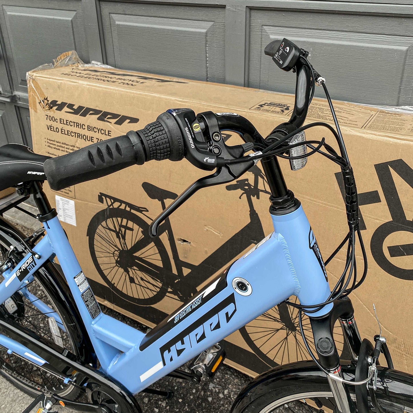 700C E-RIDE CITY HYPER EBIKE