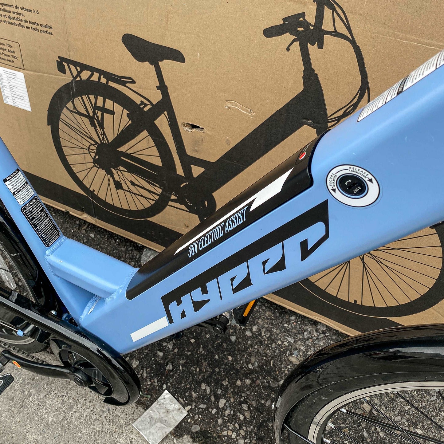 700C E-RIDE CITY HYPER EBIKE