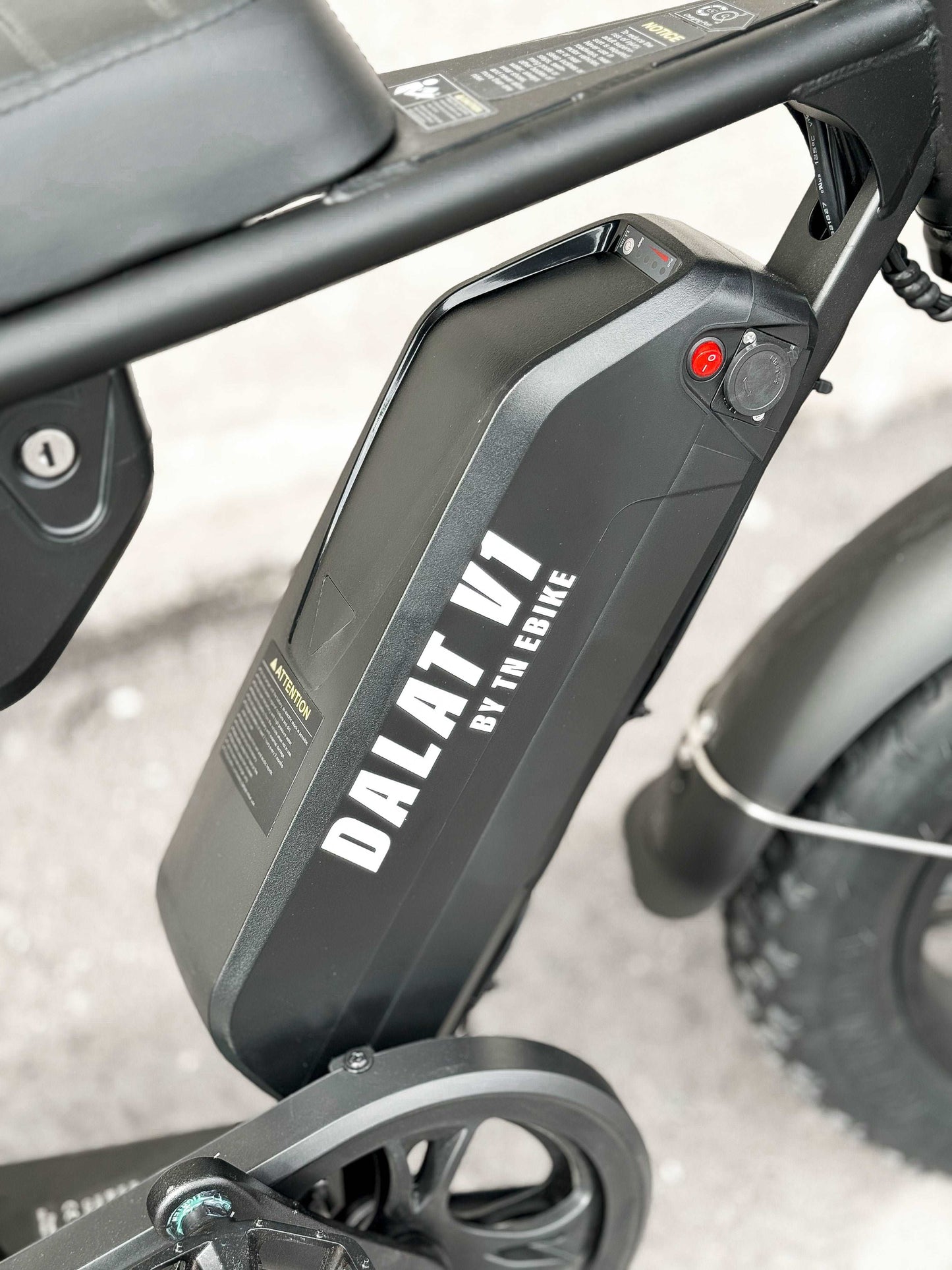 Dalat V1 Dual Battery Edition Electric Bike 2024, battery picture