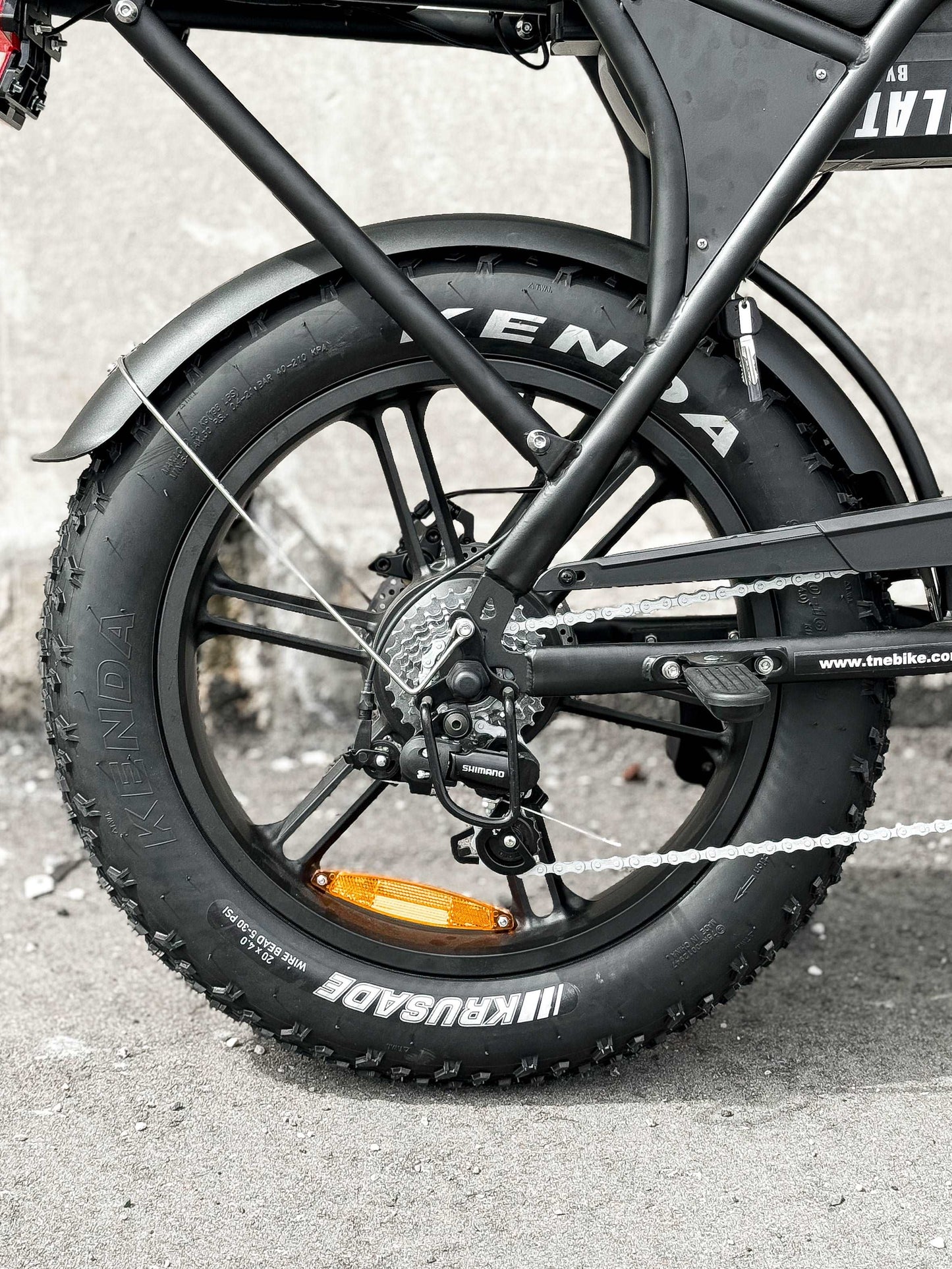Fast Ebike 50km/h, motor view
