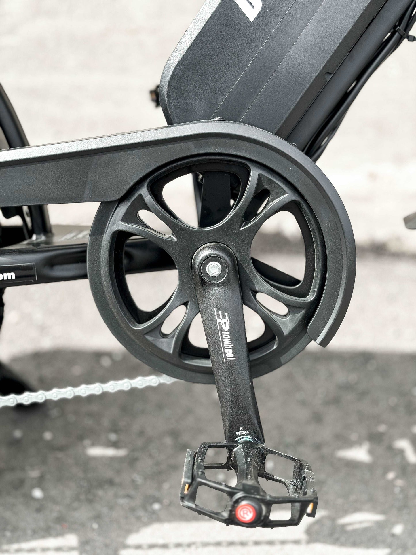 Dalat V1 Dual Battery Edition Electric Bike 2024, Crank set view