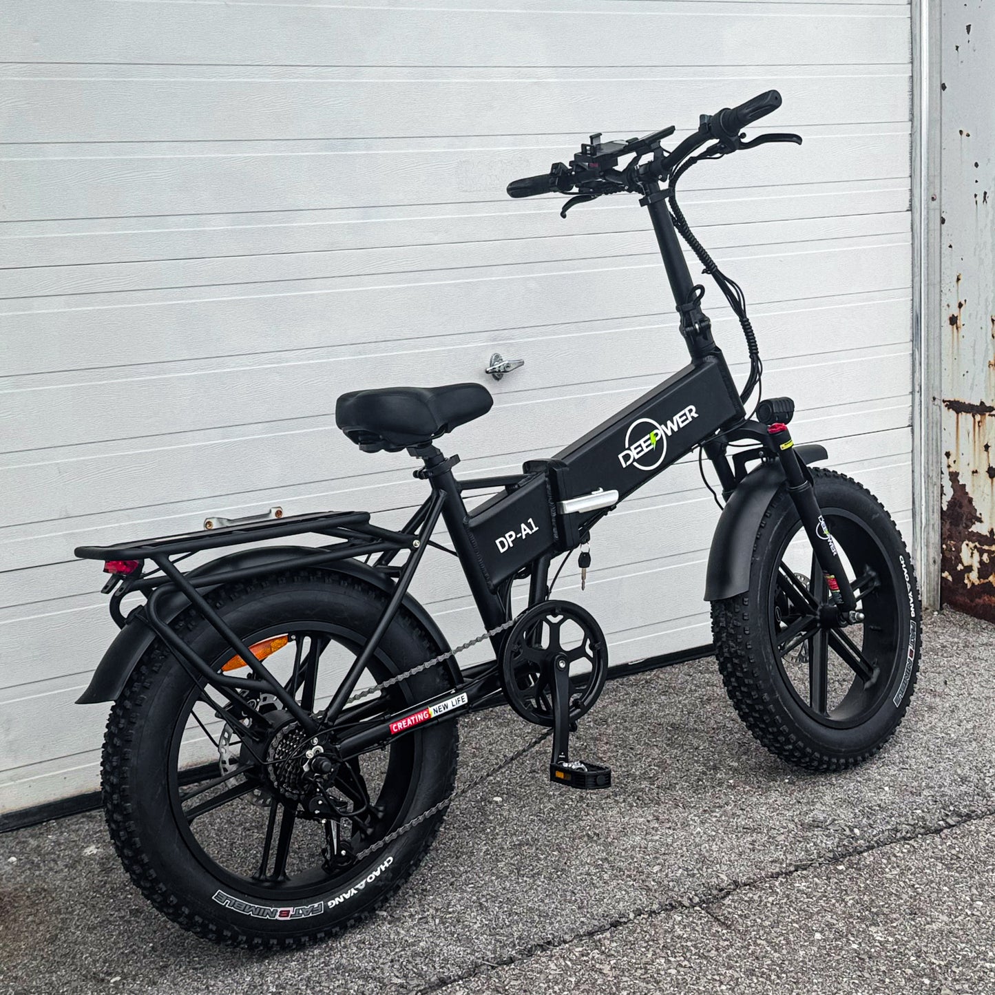 Fat Tire Folding Electric Bike Deep Power