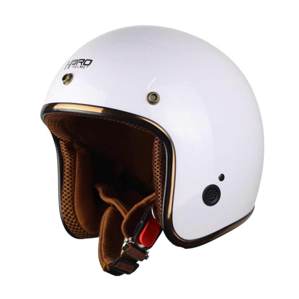 3 4 or 1 2 face helmet for electric bike 3/4 Helmet (White) – TN Ebike
