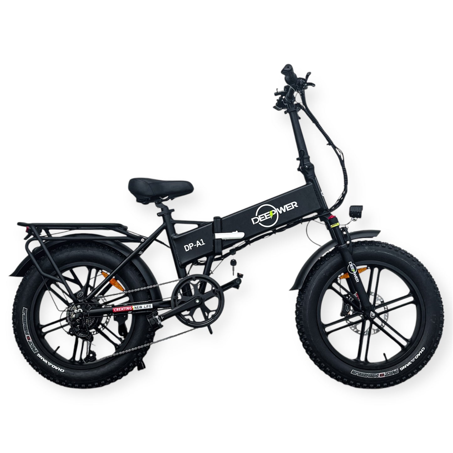 Fat Tire Folding Electric Bike Deep Power