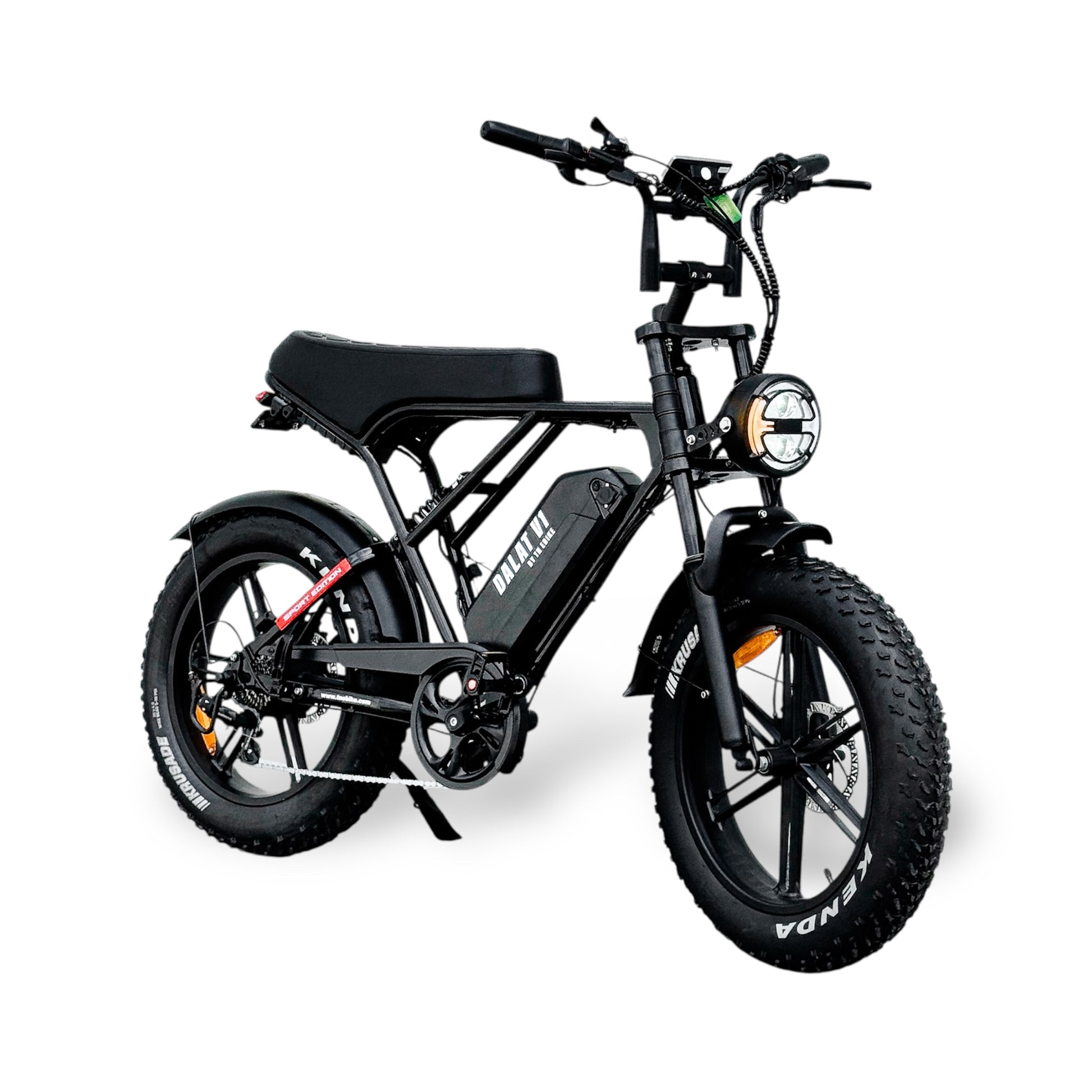 Moped-style Ebike Dalat V1 Sport Edition 2026 on white background
