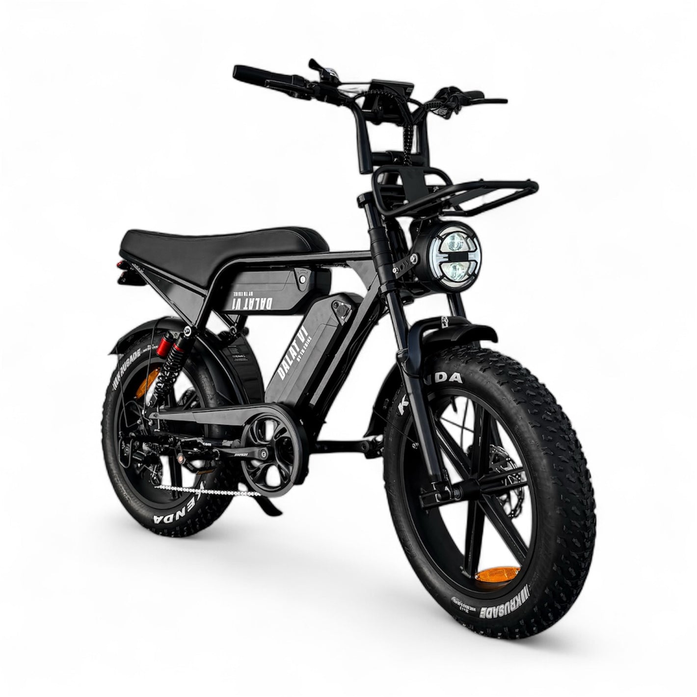 Moped Style Fat Tire Ebike  - Dalat V1 Dual Beast Edition 2026