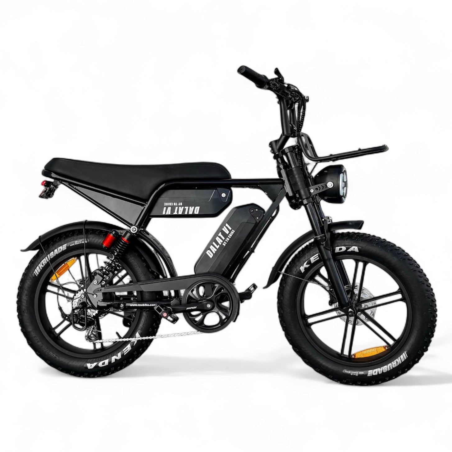 Fat Tire Electric Bike with long seat - Dalat V1 Dual Battery Beast Edition 2026