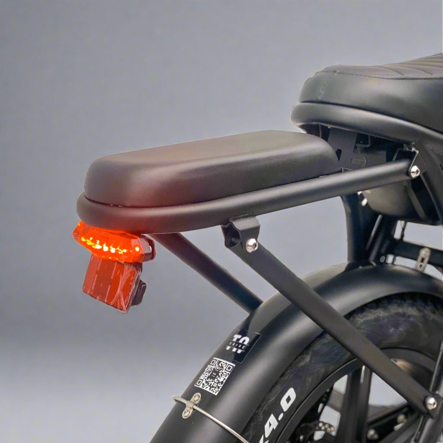 Dalat V1 Dual Battery Edition Electric Bike 2024 Rear Rack And Signal Light