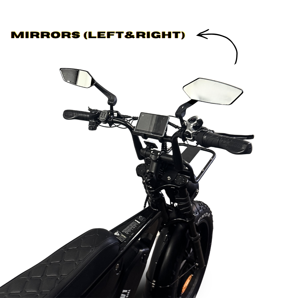 Ebike Mirrors (Left & Right) - Fit Dalat V1
