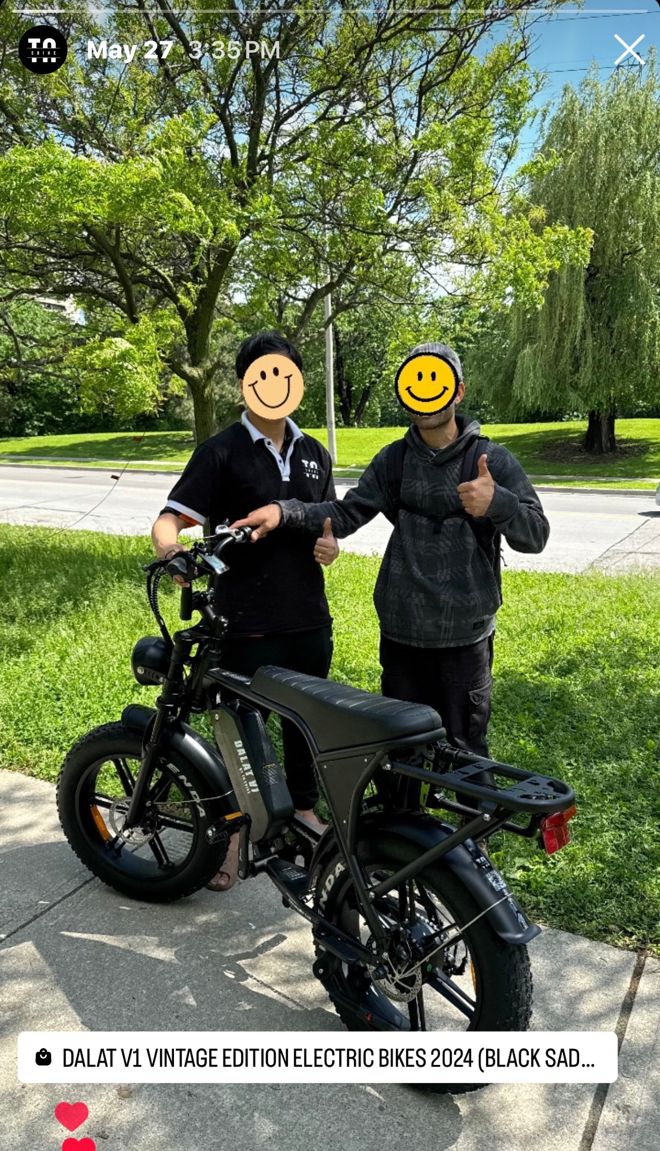 Happy customer Dalat V1 Ebike