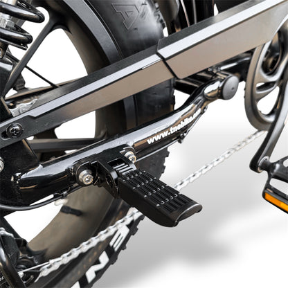 Close-up of an Ebike Foot Peg of Dalat V1 Beast Edition 2026