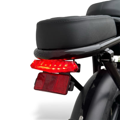 Dalat V1 Dual Battery Edition Ebike 2026 tail light with signal light on white background